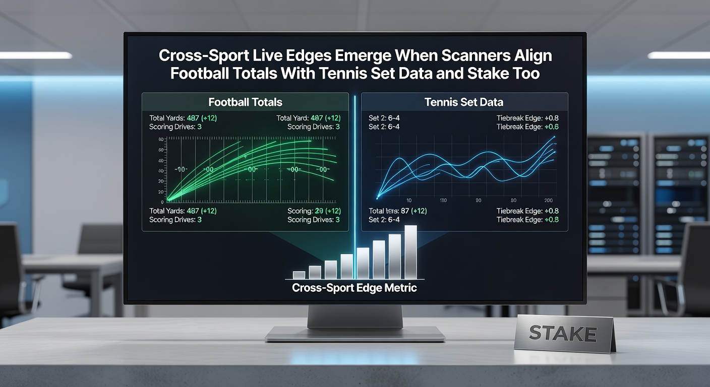 Stake sizing interface displaying cross-sport position adjustments for football and tennis bets