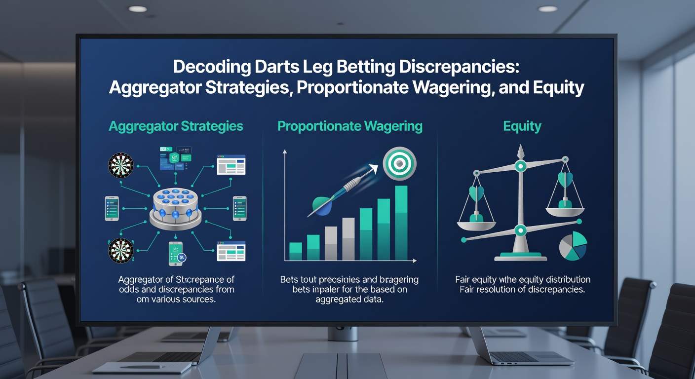 Close-up of a darts odds aggregator dashboard displaying live leg betting discrepancies across multiple bookmakers during a PDC event