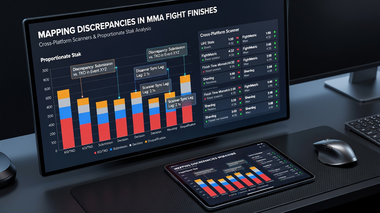 Proportionate stake calculator interface showing recommended wager sizes for MMA method-of-victory markets